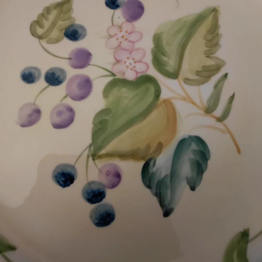 Vintage Hand-Painted Plate